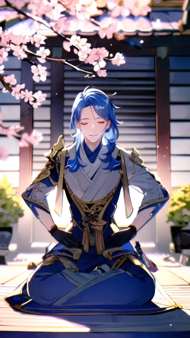 AI generated picture of Kamisato Ayato