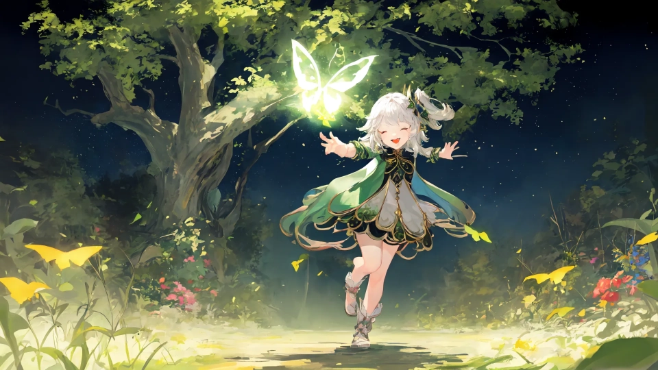AI generated picture of Nahida