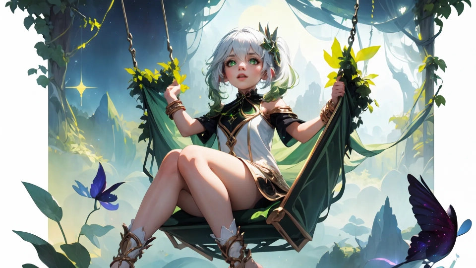 AI generated picture of Nahida
