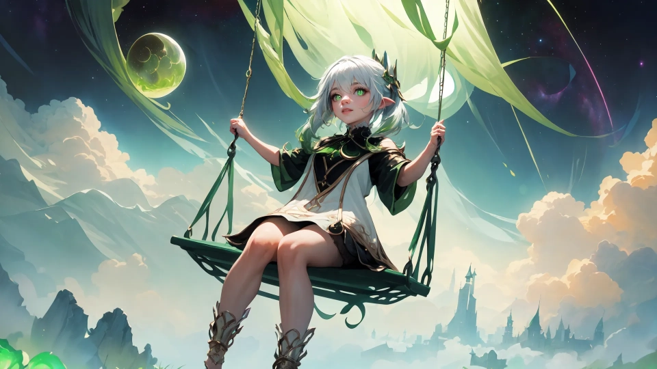 AI generated picture of Nahida
