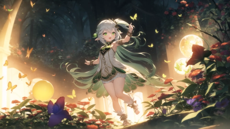 AI generated picture of Nahida